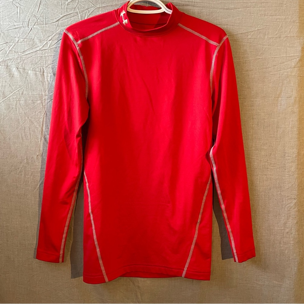 Under Armour Red Long Sleeve Shirt